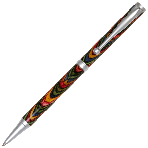 Slimline Twist Pen - Oasis Color Grain by Lanier Pens, lanierpens, lanierpens.com, wndpens, WOOD N DREAMS, Pensbylanier