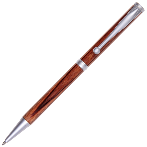 Slimline Twist Pen - Rosewood by Lanier Pens, lanierpens, lanierpens.com, wndpens, WOOD N DREAMS, Pensbylanier