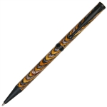 Slimline Twist Pen - Goldrush Color Grain by Lanier Pens, lanierpens, lanierpens.com, wndpens, WOOD N DREAMS, Pensbylanier