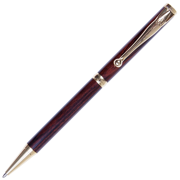 Slimline Twist Pen - Kingwood by Lanier Pens, lanierpens, lanierpens.com, wndpens, WOOD N DREAMS, Pensbylanier