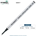 12 Pack - Schmidt 5285 Extra Fine Rollerball Metal Refill - Black Ink (Extra Fine Tip 0.5mm) by Lanier Pens, Wood N Dreams