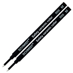 2 Pack - Schmidt 888 Safety Ceramic Rollerball Refill - Black Ink (Medium Tip 0.7mm) by Lanier Pens, Wood N Dreams