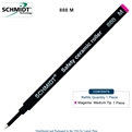 Schmidt 888 Safety Ceramic Rollerball Refill - Magenta Ink (Medium Tip 0.7mm) by Lanier Pens, Wood N Dreams