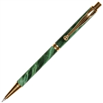 Slimline Pencil - Green Box Elder by Lanier Pens, lanierpens, lanierpens.com, wndpens, WOOD N DREAMS, Pensbylanier