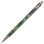 Slimline Pencil - Turquoise Box Elder by Lanier Pens, lanierpens, lanierpens.com, wndpens, WOOD N DREAMS, Pensbylanier