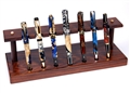 Large Rosewood Upright Pen Stand - 7 Pen by Lanier Pens, lanierpens, lanierpens.com