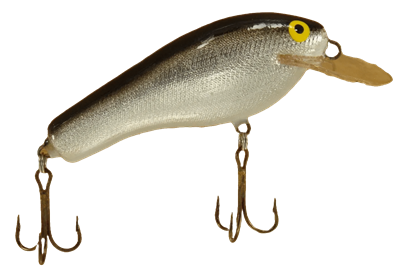 No. 00 Silver Black Back Muskie Lure