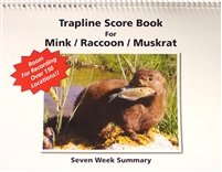 Don Powell - Mink, Muskrat & Raccoon Trapline Score Book