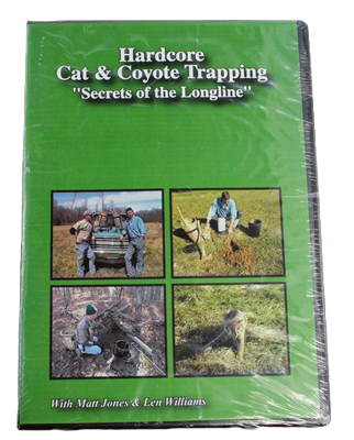 Matt Jones & Len Williams - Hard Core Cat & Coyote Trapping - Secrets of the Longline DVD