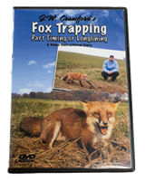 J.W. Crawford - Fox Trapping: Part Timing or Longlining DVD
