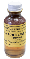 Carman's Red Fox Gland Lure