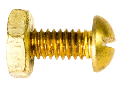 Brass Pan Bolt and Nut