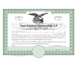 Printed Liberty Legal Eagle Certificates