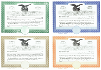 Blank Liberty Legal Eagle Certificates
