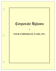 Corporation Minutes & Bylaws Hardcopy