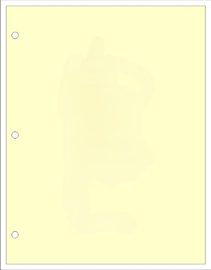 25% Rag Cotton Archive Quality Security Paper - 100 Sheets, 3 Hole Drilled