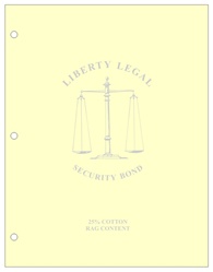 100 Sheets - Liberty Legal Security Paper