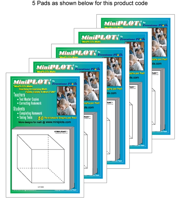 Cubic-PLOT Multipack: 5 Pads