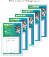 Cylindrical-PLOT Multipack: 5 Pads