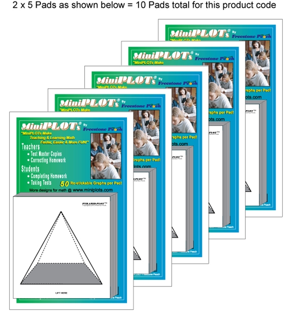 Pyramid-PLOT Multipack: 10 Pads
