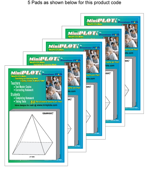 Pyramid-PLOT Multipack: 5 Pads