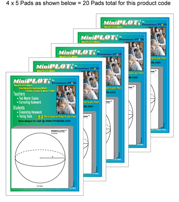 Spherical-PLOT Multipack: 20 Pads