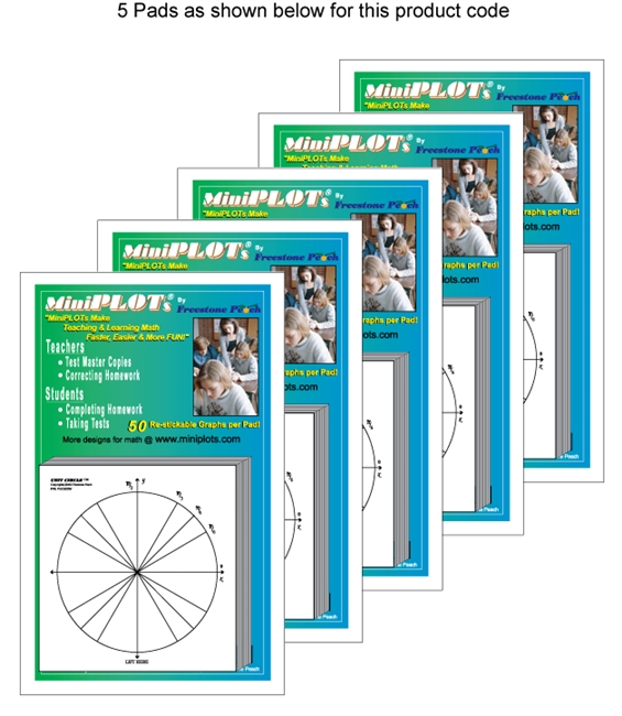 Unit Circle-PLOT Multipack: 5 Pads