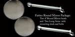 4" Round Mirror Package (Long Arm)