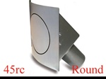 45 Series Round Curved Fuel Door (hinged on left)