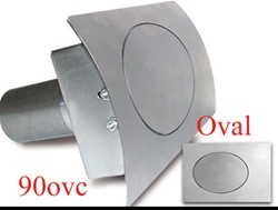 90 Series Oval Curved Fuel Door