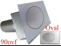 90 Series Oval Flat Fuel Door