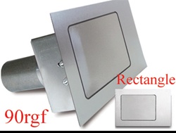 90 Series Rectangle Flat Fuel Door