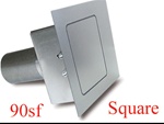 90 Series Square Flat Fuel Door