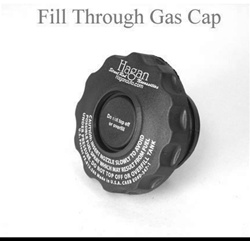 Fill Through Gas Cap