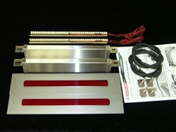 10" Rectangle Lenses with LED Housings