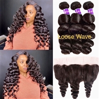 Silky Straight HD frontals (3 Bundles)