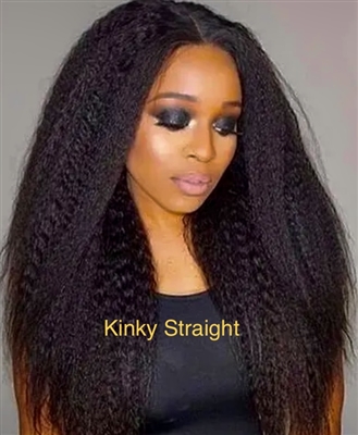 Kinky Straight Lace Front Wig