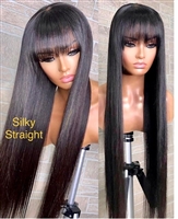 Lace Front Wig with bangs