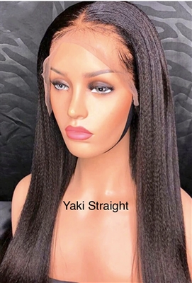 Yaki straight Lace Front Wig