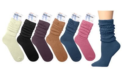 Wholesale Women's Tipi Toe Slouch Socks
