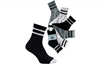 Wholesale Women's Tipi Toe Lettuce Edge 6-Pack Quarter Socks  (30 Packs)