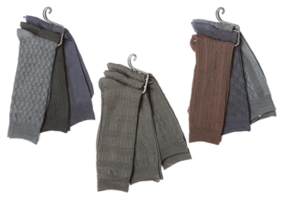 Wholesale Men's Light Weight Dress Socks 3-Pairs - (60 Packs)