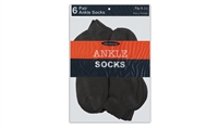 Wholesale Men's Ankle Sport Socks 6-Pair Pack - (30 Pack)