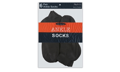 Wholesale Kid's Ankle Sport Socks 6-Pair Pack - (30 Pack)