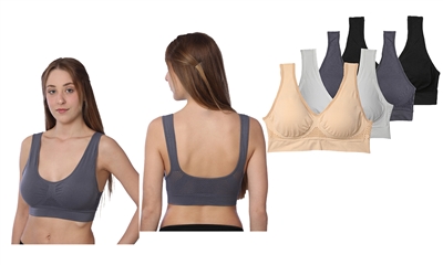 Wholesale Isadora Women's Removable Padded Bra (48 Pcs)
