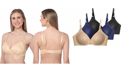 Wholesale Women's Full Figure Wireless Bra (48 Packs)