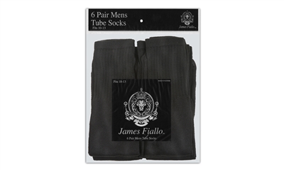 Wholesale Men's Sport Tube Socks 6-Pair Pack - (30 Pack)