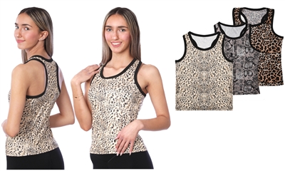 Wholesale Women's Isadora Crew Neck Tank Tops (72 Packs)