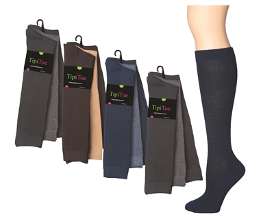 Wholesale Tipi Toe Knee Highs 3-Pair Pack (60 Packs)