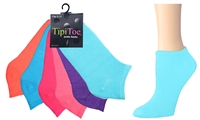 Wholesale Women's 6 Pack Assorted Colors Cotton Ankle Sock (30 Packs)